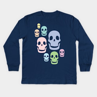 Pastel Goth Kids Long Sleeve T-Shirt